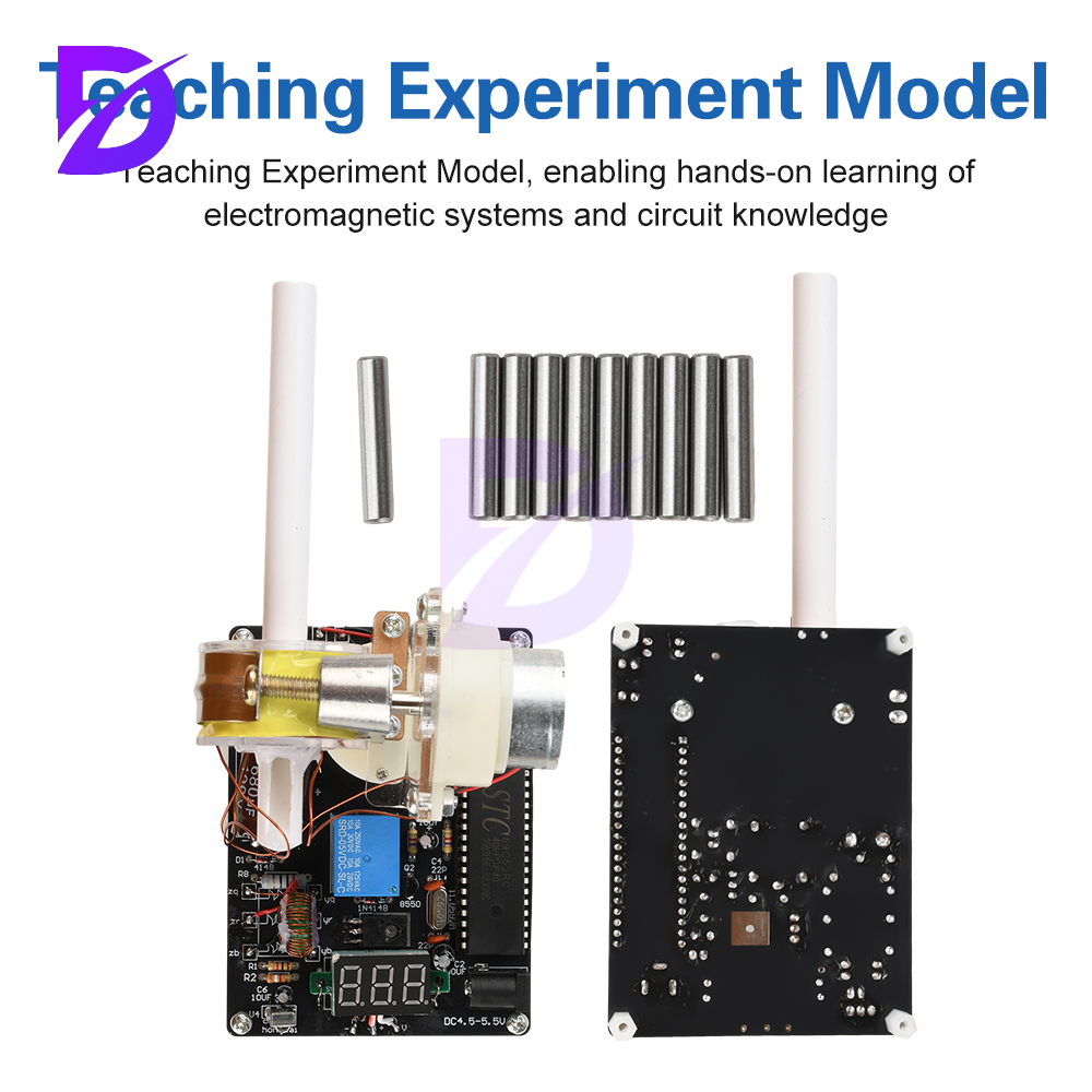 Diy Electronics Projects For Adults - Kit de canhão eletromagnético diy, experimento