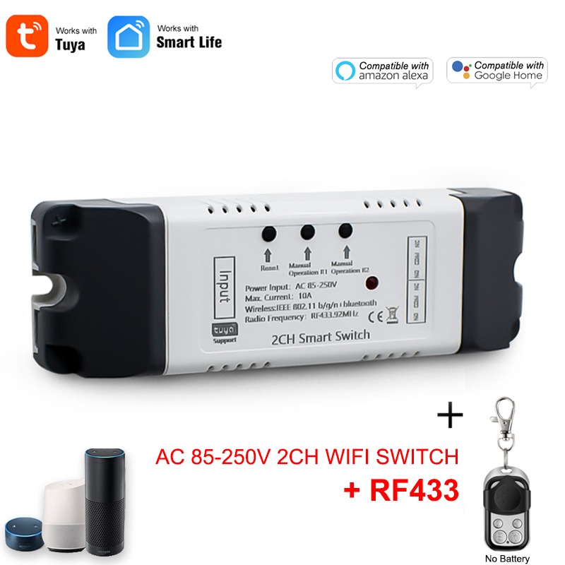 Relay Module 5V - Tuya módulo de interruptor wi-fi inteligente