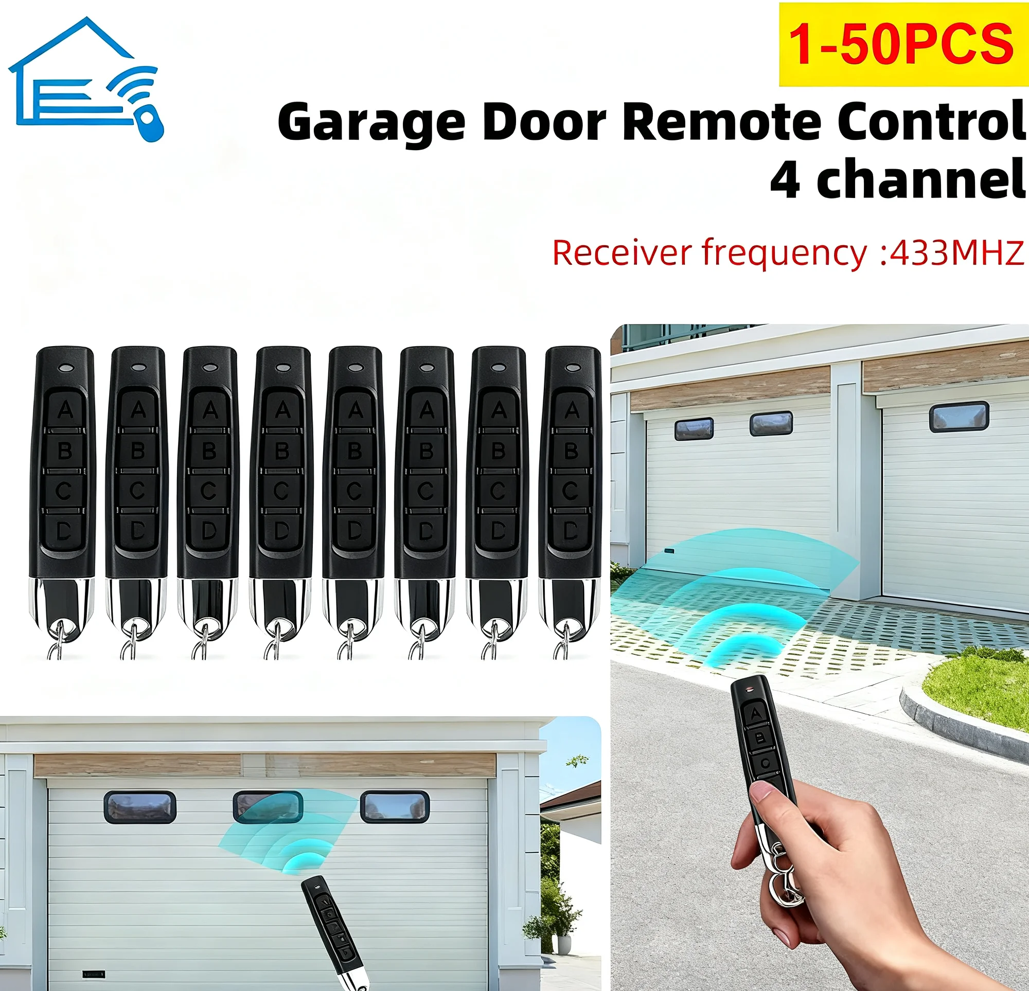 Diy Electronics Button - Controle Remoto 433MHz para Carro, Porta