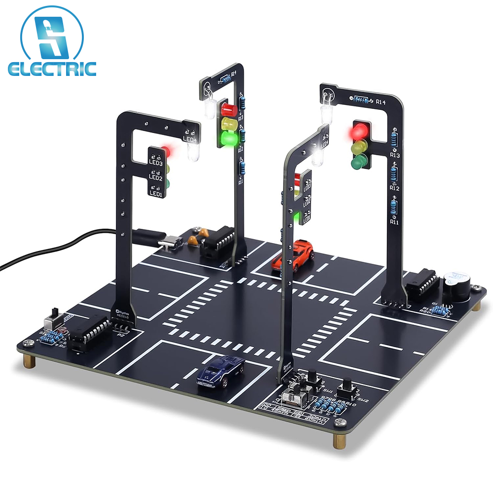 Diy Electronics Projects For Adults - Kit de solda simulador de semáforo