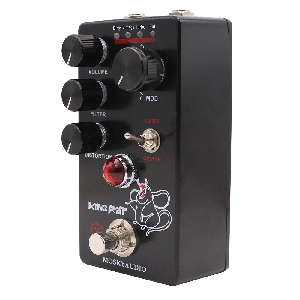 Diy Guitar Electronics - Pedal de Efeitos Mosky KING RAT,