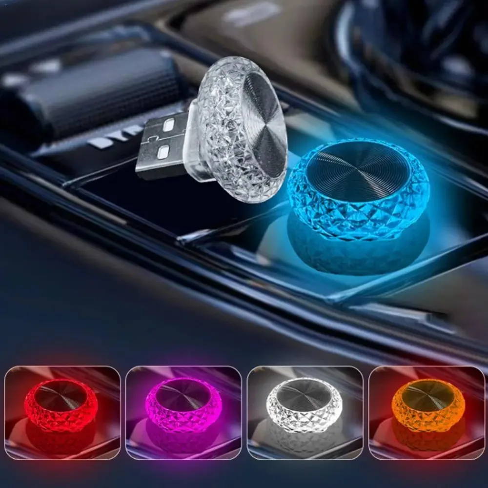 Diy Lamp Electronics - Novo carro mini led decorativo usb
