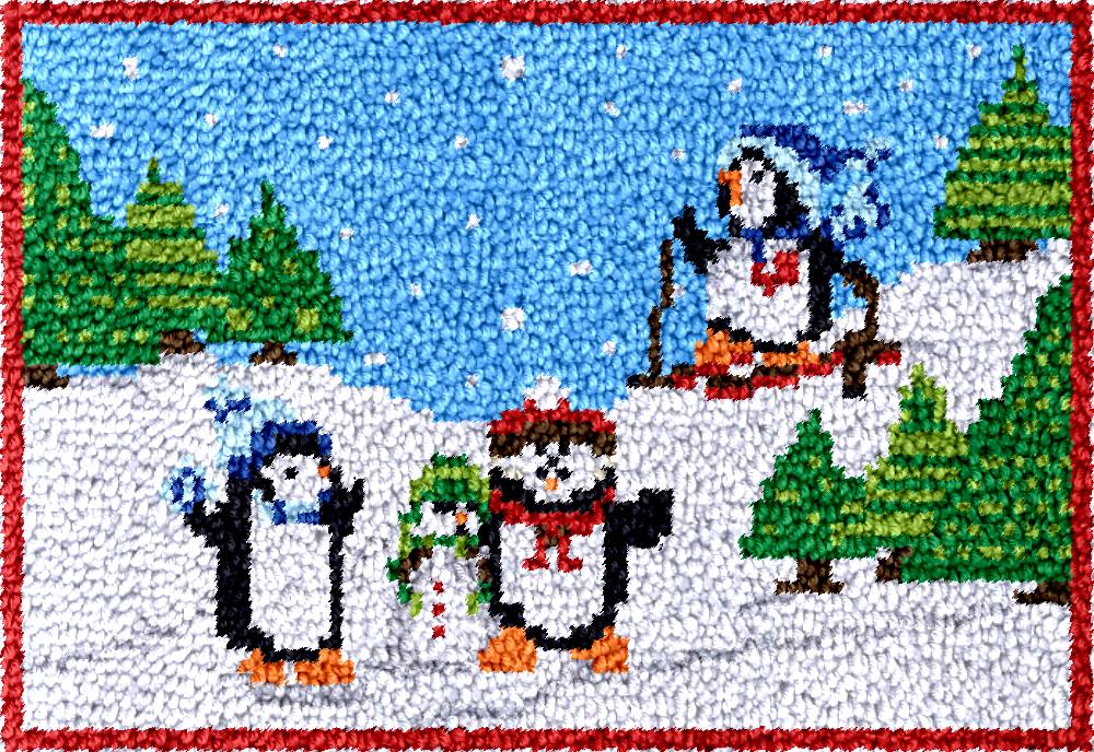 Hobby Diy Electronics Kit - Pinguins trava gancho tapete kits com
