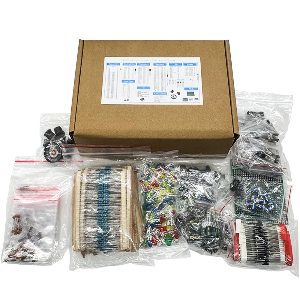 Diy Electronics Com - Kit de Componentes Eletrônicos com 1900
