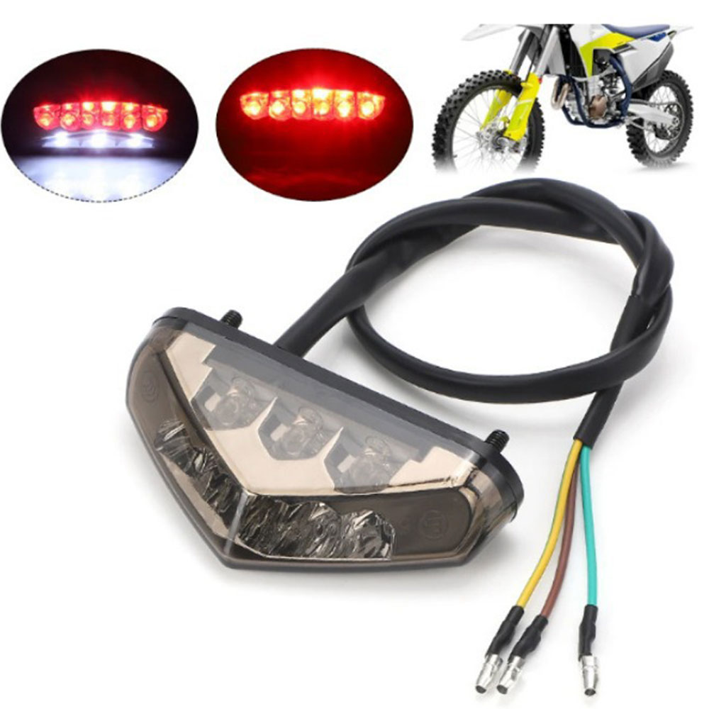 Diy Lamp Electronics - Mini motocicleta led luz de licença