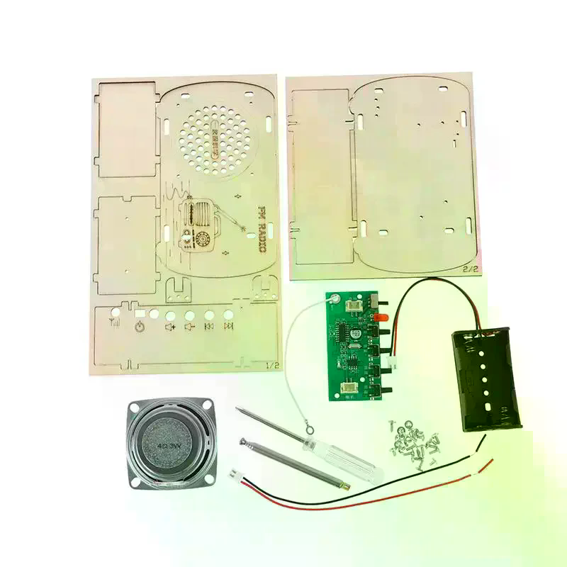 Diy Electronics Projects For Students - Kit de Rádio FM de Madeira