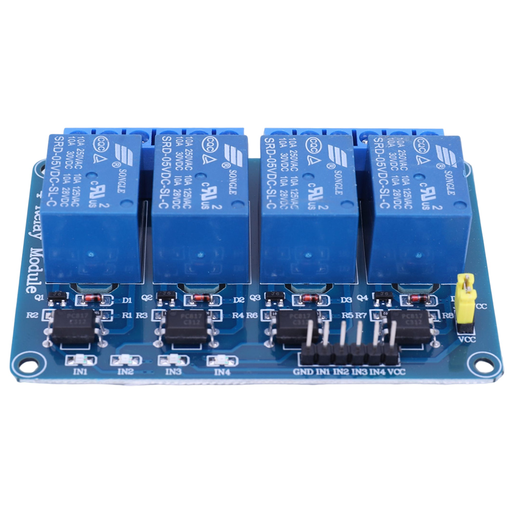 Placa de Relé de 4 Canais 5V 1 - Relay Module 5V avaliação e preço