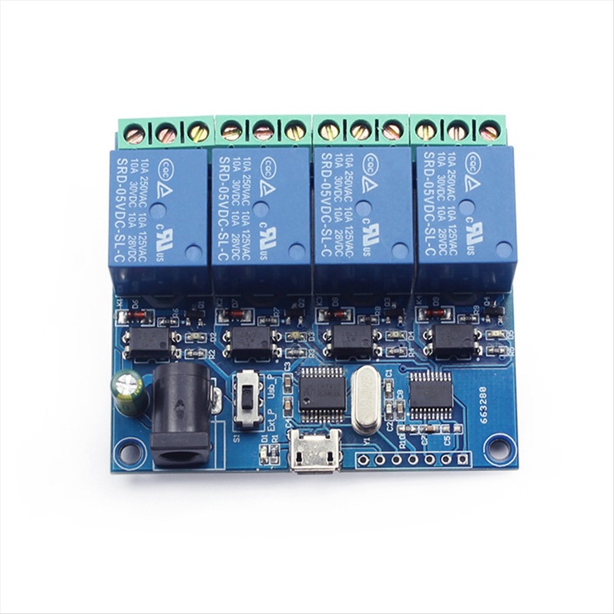 Módulo de Relé USB de 4 Canais - Relay Module 5V avaliação e preço