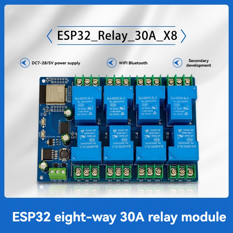 Módulo de relé de 8 canais 30A - Relay Module 5V avaliação e preço