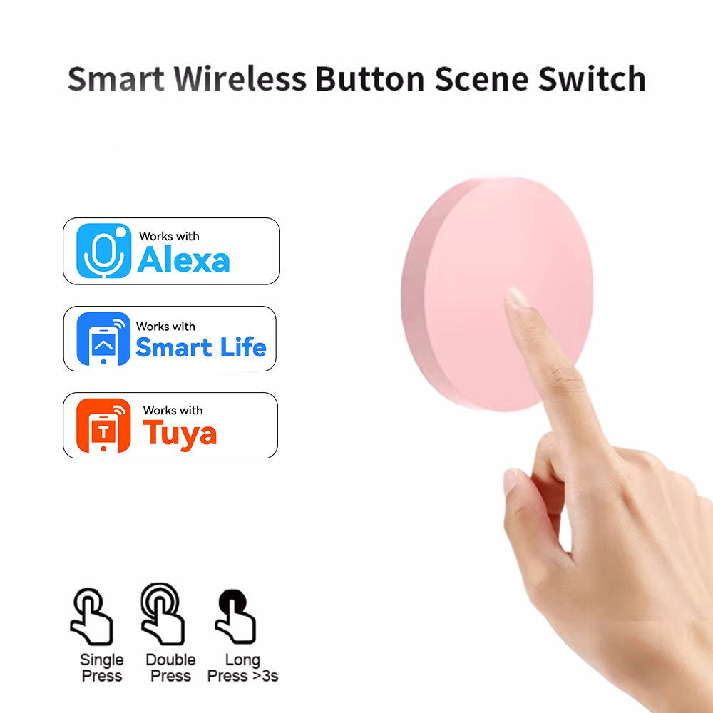 Botão Sem Fio Inteligente ZigB - Diy Electronics Button avaliação e preço