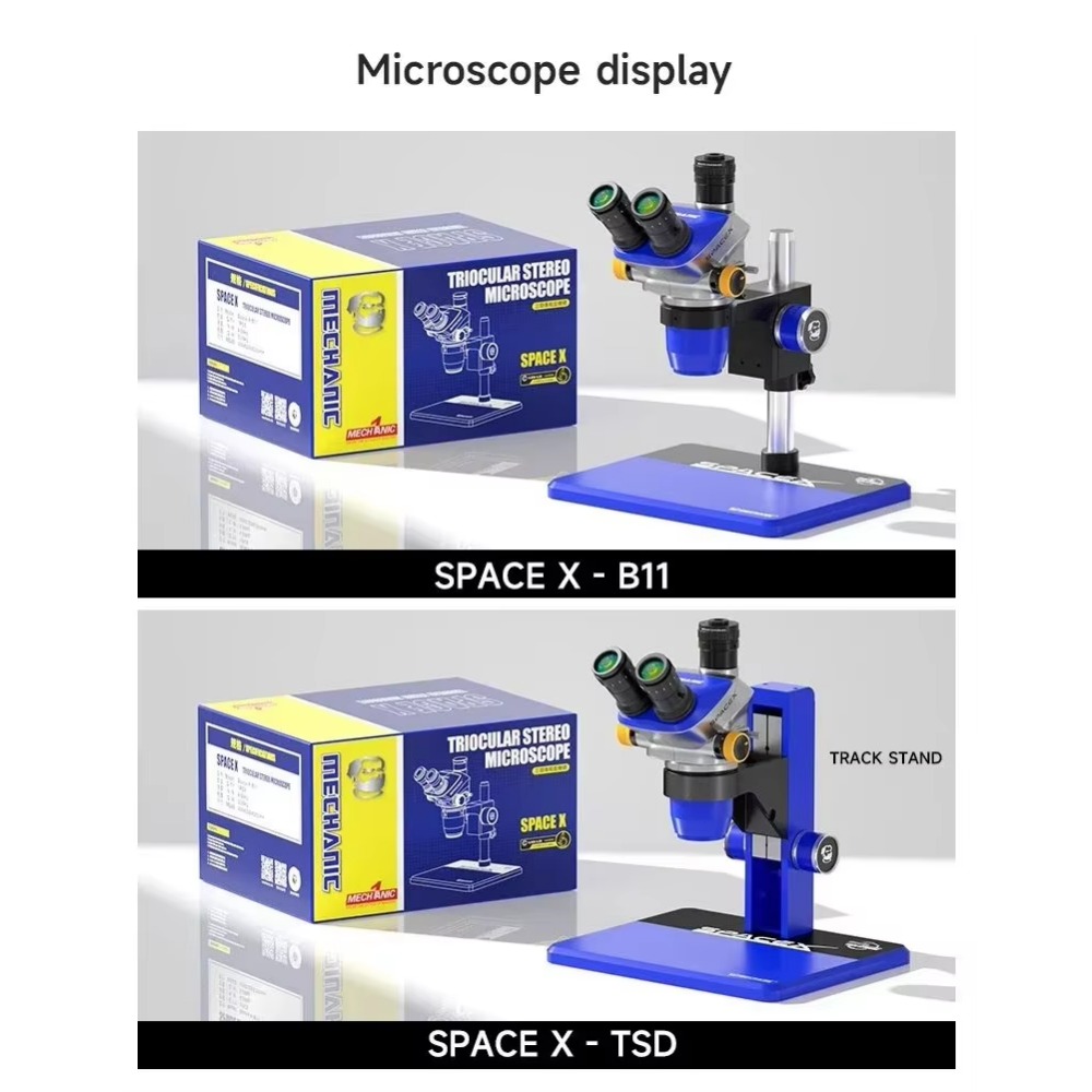 Microscópio Trinocular Ranlrak - Diy Microscope For Electronics Repair avaliação e preço