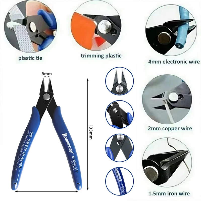 Kit de Alicates Diagonais Elet - Diy Electronics Com avaliação e preço