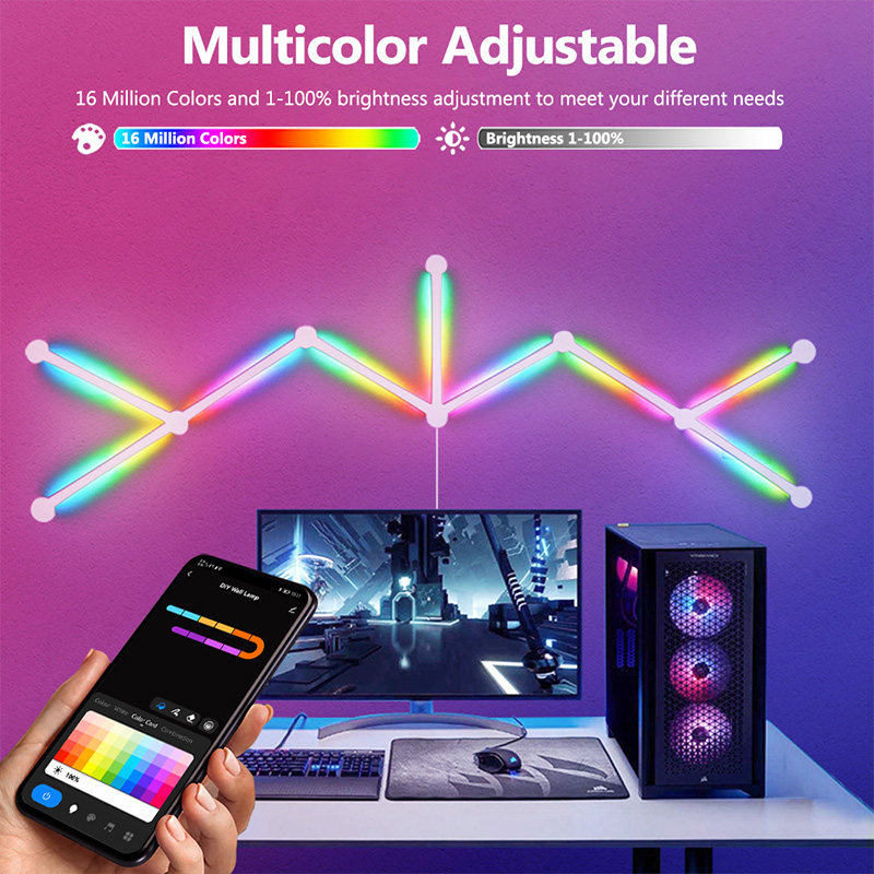 Lâmpada de parede rgb intelige - Diy Lamp Electronics avaliação e preço