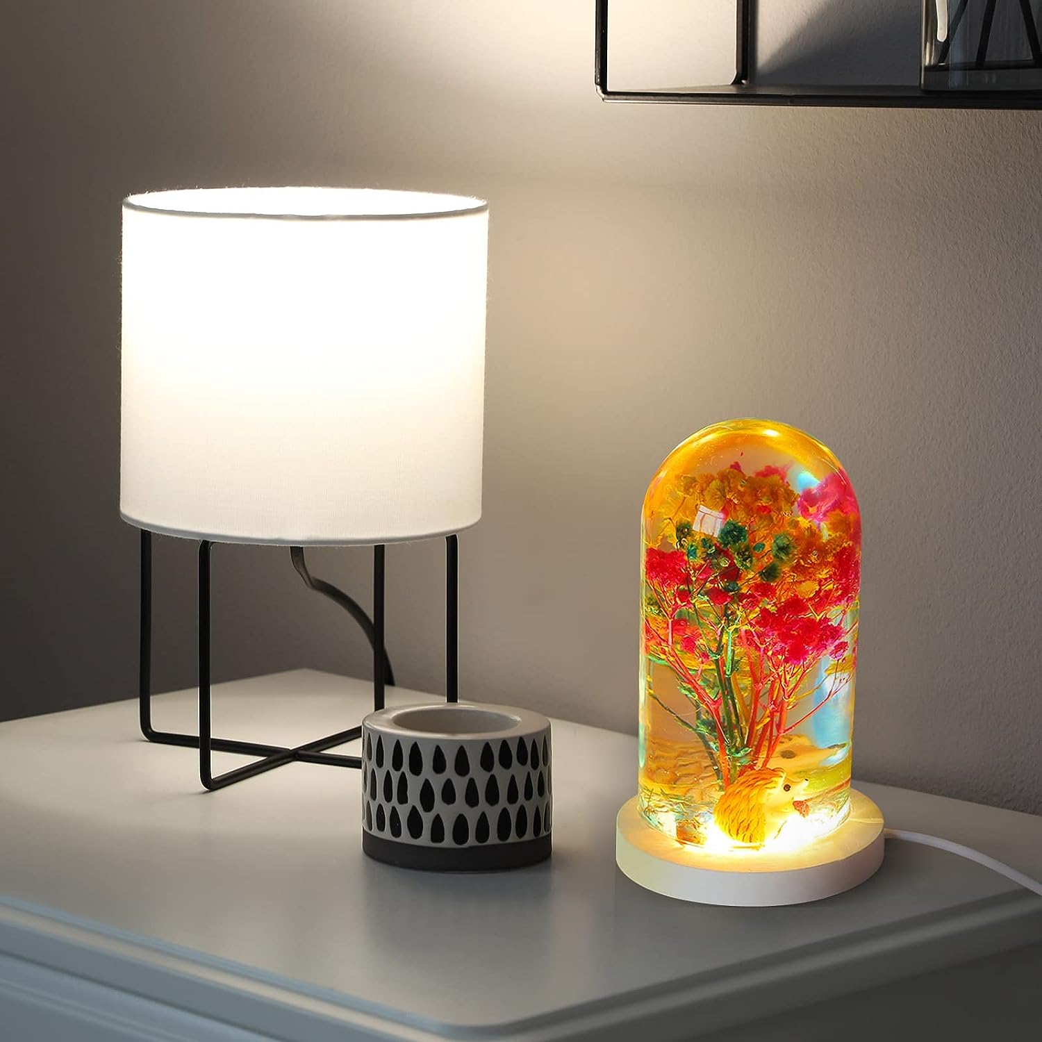 Diy cristal resina epóxi molde - Diy Lamp Electronics avaliação e preço