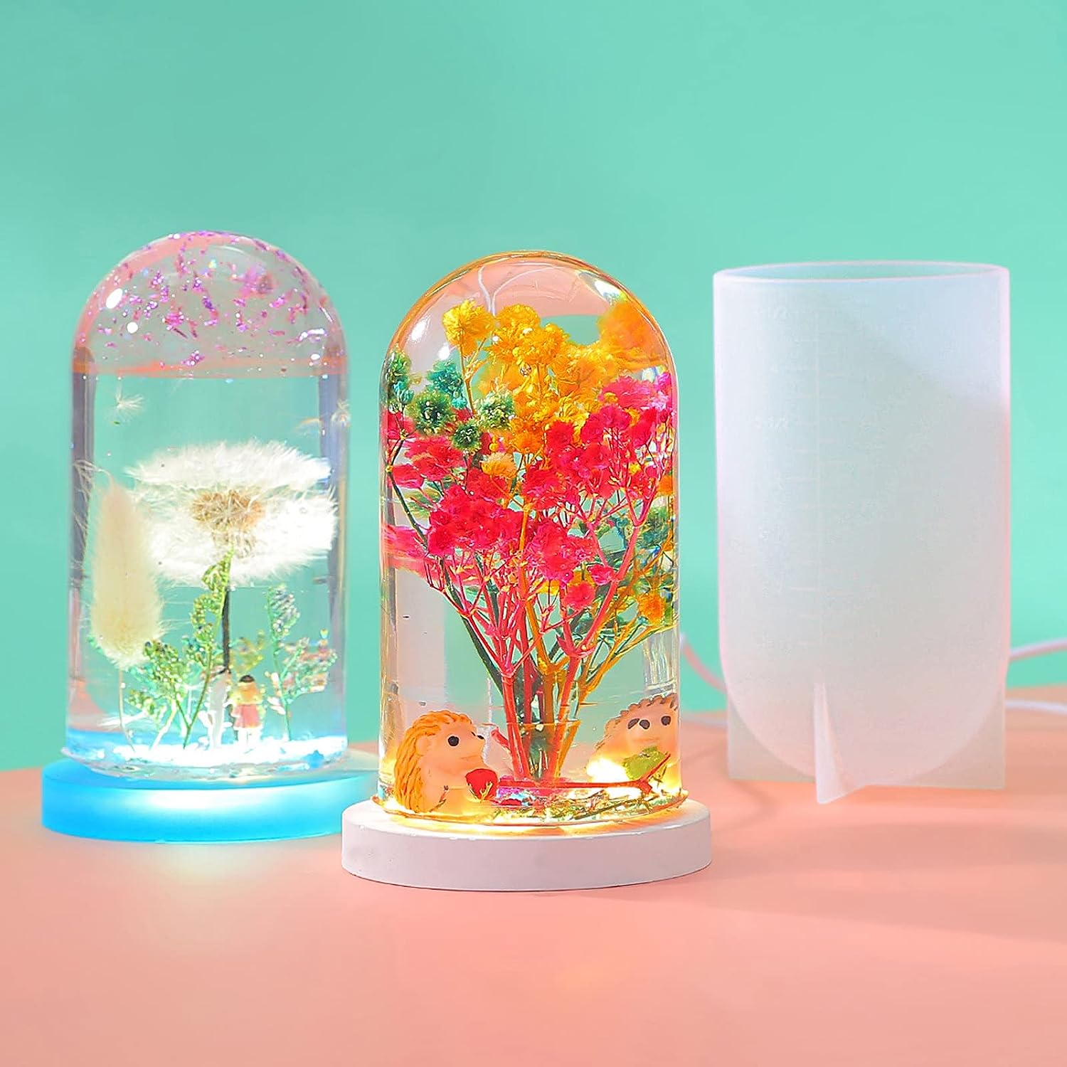 Diy cristal resina epóxi molde - Diy Lamp Electronics avaliação e preço