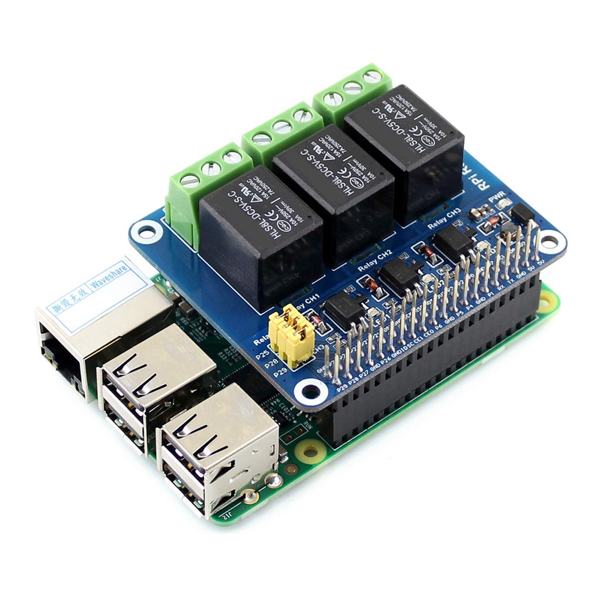 Módulo de Relé Waveshare 5V de - Relay Module 5V avaliação e preço