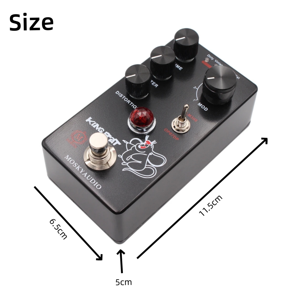 Pedal de Efeitos Mosky KING RA - Diy Guitar Electronics avaliação e preço