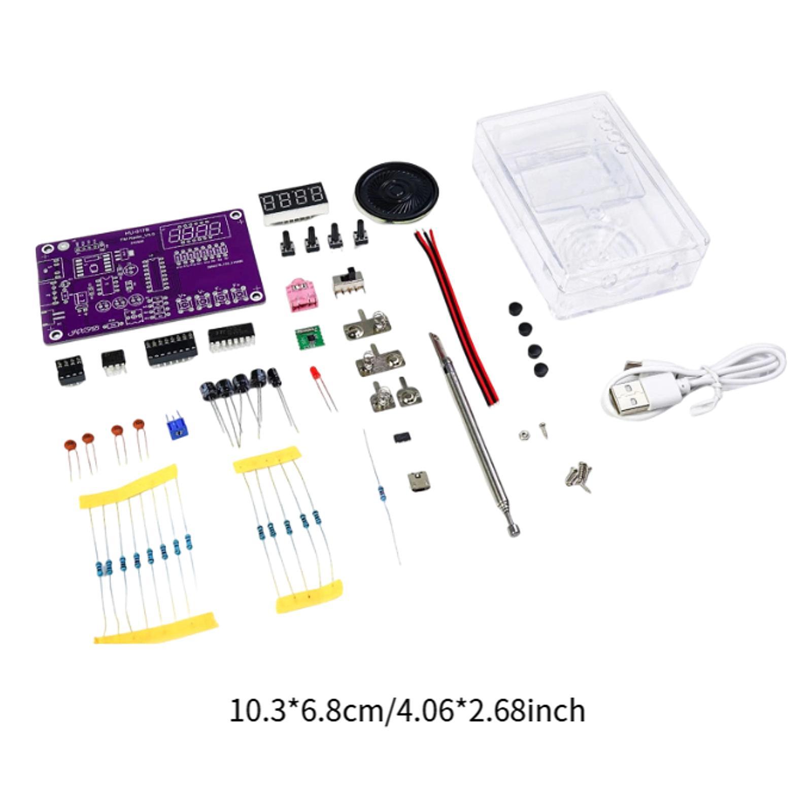 Kit de Rádio FM Eletrônico par - Diy Electronics Projects For Adults avaliação e preço