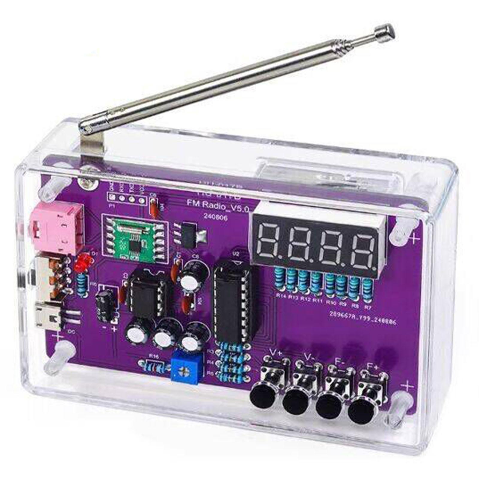 Kit de Rádio FM Eletrônico par - Diy Electronics Projects For Adults avaliação e preço