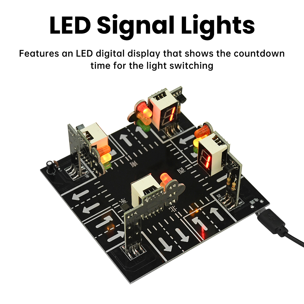 Kit simulador de semáforo com  - Diy Electronics Projects For Adults avaliação e preço