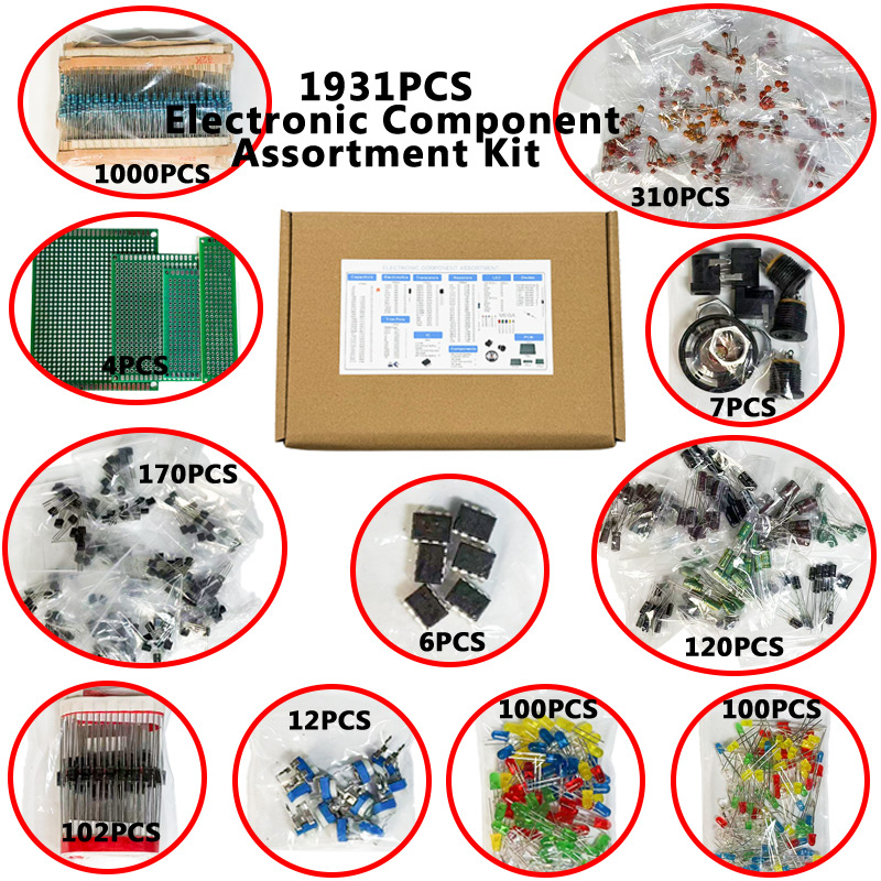 Kit de Componentes Eletrônicos - Diy Electronics Com avaliação e preço