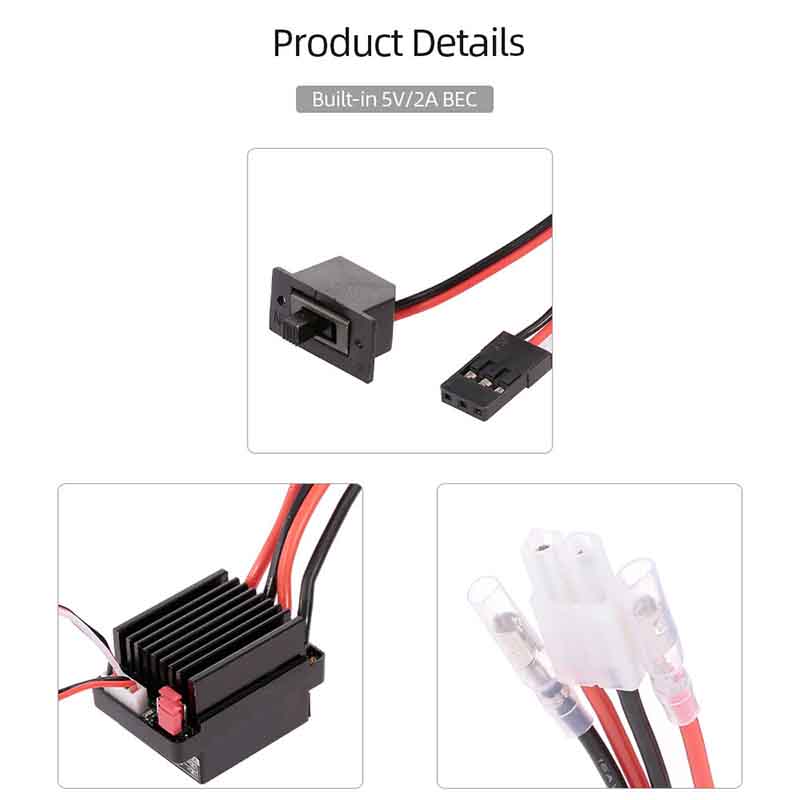 Neebrc 320a escovado esc 60a c - Diy Electronics Motor avaliação e preço