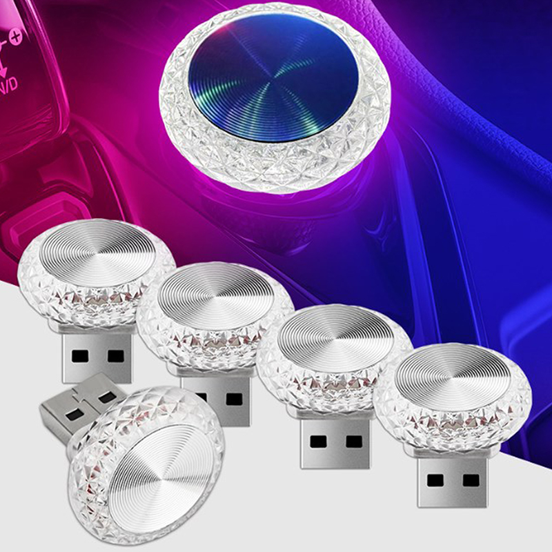 Carro portátil usb luz ambient - Diy Lamp Electronics avaliação e preço